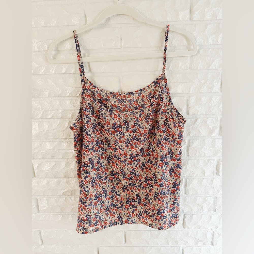 New Look Floral Thin Strap Tank